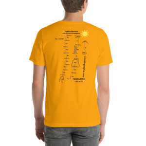 Revieres pourpres route climbing in t-shirt