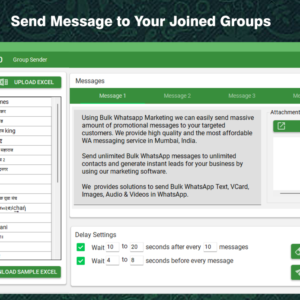 WaSender Bulk WhatsApp Sender + Group Sender + WhatsApp Auto Reply Bot (V3.5.0)