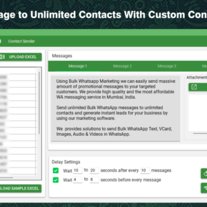 WaSender Bulk WhatsApp Sender + Group Sender + WhatsApp Auto Reply Bot (V3.5.0)